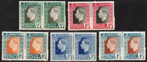 South Africa Sc #74-78 MNH Pairs