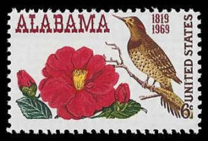 PCBstamps   US #1375 6c Alabama Statehood, MNH, (25)