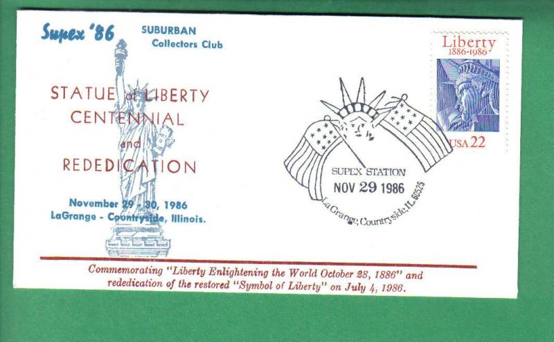 #2224 Statue of Liberty-EVENT COVER-1 of many different