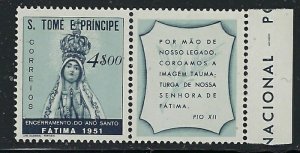 St Thomas and Prince 355 MLH 1951 issue (ap9245)