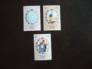 Stamps - Fiji - Scott# 442-444 - Mint Never Hinged Set of 3 Stamps