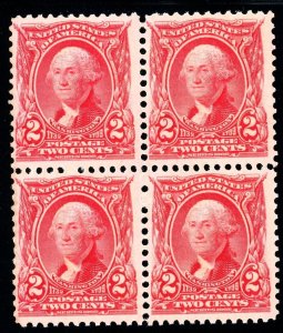 USAstamps Unused FVF US 1903 Wahington Block Scott 301 OG MNH SCV $150