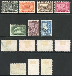 Selangor SG129/35 1961-62 Set of 7 Used