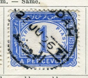 EGYPT; 1889 early classic Postage Due issue fine used 1Pi. value