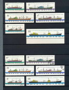 POLAND 1961 Sheets Ships Skiing MNH Used (Appx 90 )(MR450
