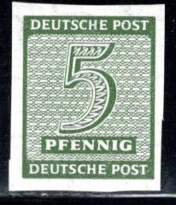 DDR under russian occupation Scott # 14N3a, mint nh, variation wmk