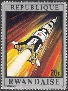 Rwanda 373 (mh) 20c Apollo spacecraft