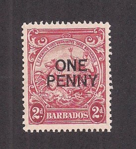 BARBADOS SC# 209b   VF/MOG  1947