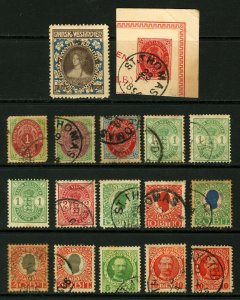 Danish West Indies #5-#44 1874-1908 Small Assorted Lot Mostly Used