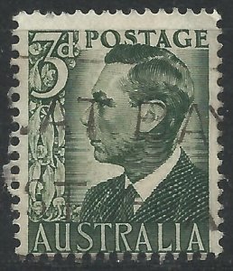 Australia 1951 - 3d George VI - SG235b used