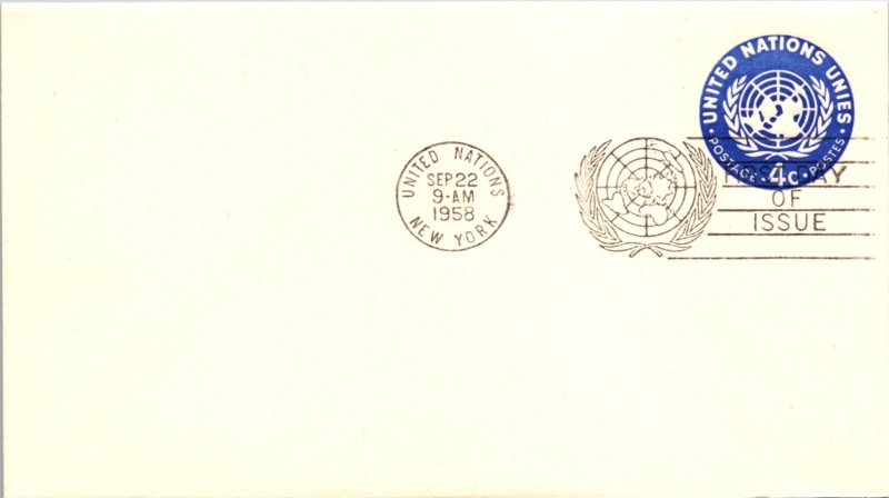 United States, New York, Postal Stationary, Worldwide First Day Cover