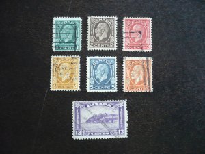 Stamps - Canada - Scott# 195-201 - Used Set of 7 Stamps