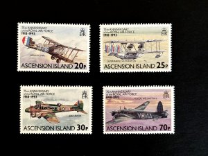 Ascension Island: 1993, 75th Anniversary of the RAF, MNH set