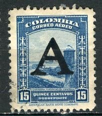 Colombia; 1950: Sc. # C188: Used Single Stamp