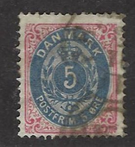 Denmark SC#27 Used F-VF rear faults SCV$72.50...Worth a view!!