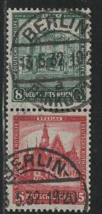 Germany Scott # B38, B39, used, se-tenant, Mi# S88