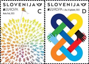 Slovenia 2023 MNH Stamps Scott 1542-1543 Europa CEPT Peace