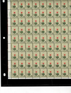 Kerosene Lamp $1 US Postage Sheet of 100 #1611 VF MNH