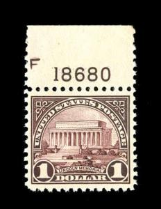 momen: US Stamps #571 Mint OG NH PSE Graded XF-90 LOT #88417
