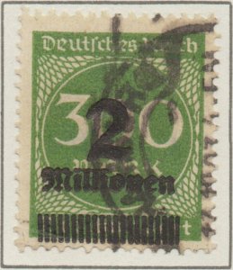 Germany Deutsches Reich Hyper Inflation 2 Mil on 300mk SG303 1923