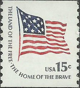 # 1618Cl MINT NEVER HINGED ( MNH ) Large Block Tagging FORT McHENRY FLAG