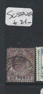 GIBRALTAR  (P0207B)  KE  6D  SG 50  VFU 