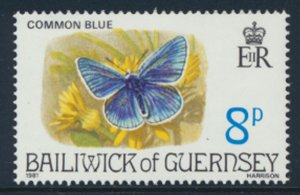 Guernsey  SG 226  SC# 218  Butterflies  Mint Never Hinged see scan 