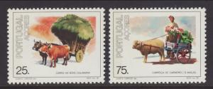 Azores 361-262 Animal Carts MNH VF