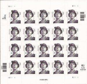 US Stamp - 2002 83c Edna Ferber - 20 Stamp Sheet   #3433