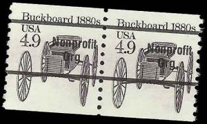 # 2124a MINT NEVER HINGED PRE-CANS. BUCKBOARD