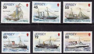 Jersey 2010  -  MAIL SHIPS - MNH set # 1442-1447