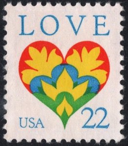 SC#2248 22¢ Love Single (1987) MNH