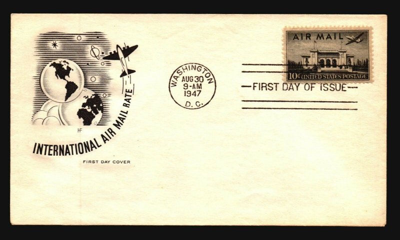 US SC# C34 FDC / HF Cachet - L2180