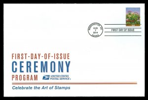 Scott 4915 Forever Farmers Markets First Day Cover with Ceremony Program Insert