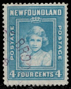 Newfoundland #256 Princess Elizabeth; Used