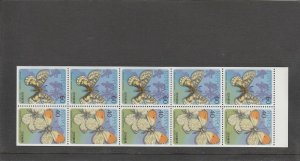 Japan  Scott#  1699Ae  MNH  Pane  (1986 Insects)