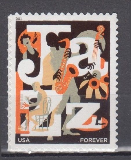 (F) USA Sc#4503 Jazz Forever Stamp MNH