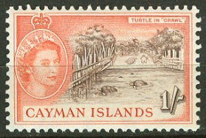 Cayman Is. # 145  QE II Turtles (1) Unused VLH