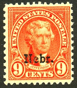 U.S. #678 MINT OG NH