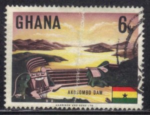 GHANA  SC# 292 **USED** 6p  1967  DAM   SEE SCAN