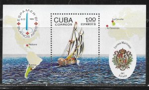 Cuba 2447 ESPAMER '81 Philatelic Exhibition s.s. MNH