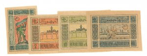 Azerbaijan #2/6/8/9 Unused