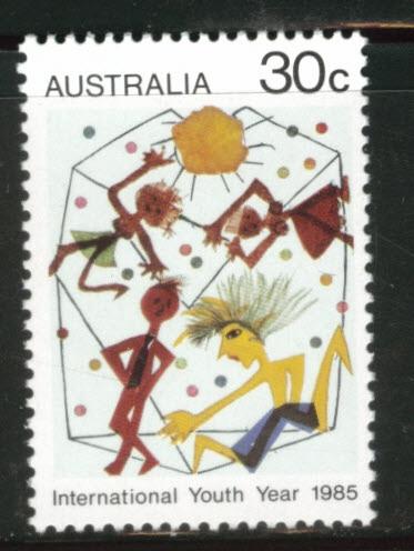AUSTRALIA Scott 944 MNH** 1984 Youth year stamp