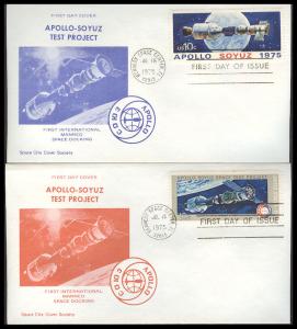 #1569-70 Apollo - Soyuz SCCS FDC Set