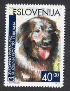 Slovenia  #144  1992 MNH dog-training sheepdog