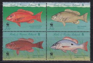 Turks & Caicos, Fauna, WWF, Fishes MNH / 1998
