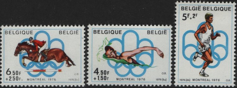 BELGIUM B938-40 MNH F/VF SET OF 3