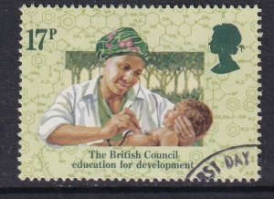 Great Britain  #1067  used   1984  British council 17p