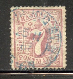 Hamburg, # 20, Used. CV $ 16.00