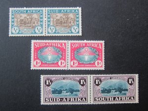 South Africa 1939 B9-B11 set MNH